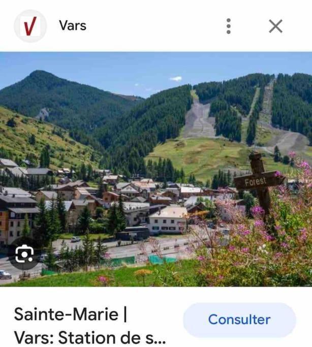 Duplex Avec Belle Terrasse Au Pied Des Pistes Daire Vars  Dış mekan fotoğraf