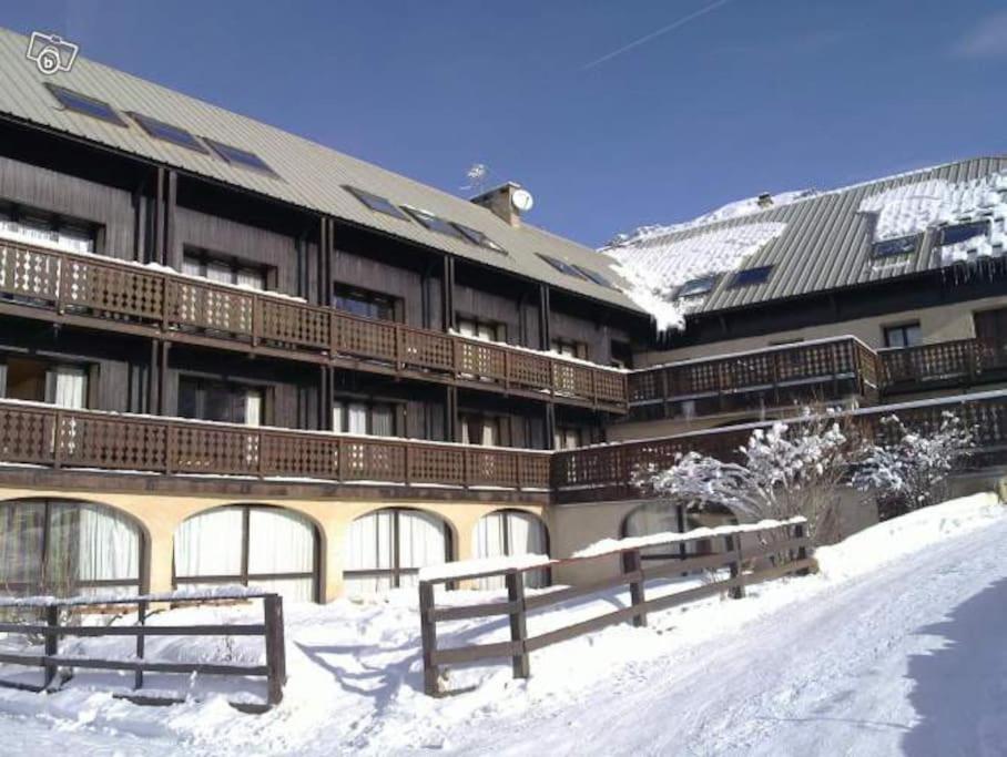 Duplex Avec Belle Terrasse Au Pied Des Pistes Daire Vars  Dış mekan fotoğraf